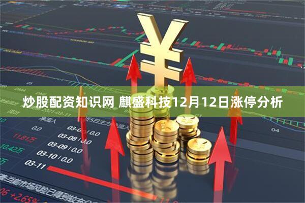 炒股配资知识网 麒盛科技12月12日涨停分析