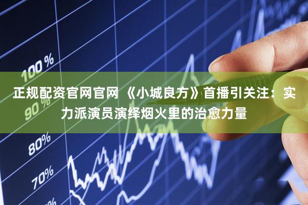 正规配资官网官网 《小城良方》首播引关注：实力派演员演绎烟火里的治愈力量